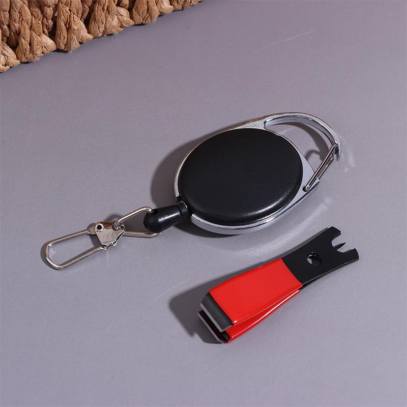 Fishing Rock Line Cutter Portable Saltwater Fshing Nippers Multifunction Scissors with Hoist Buckle Slip Line Fishing Tool