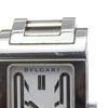 Bvlgari Rettangoro Watches RT39S Silver WhiteDial Stainless Steel Quartz Analog Display Women Used