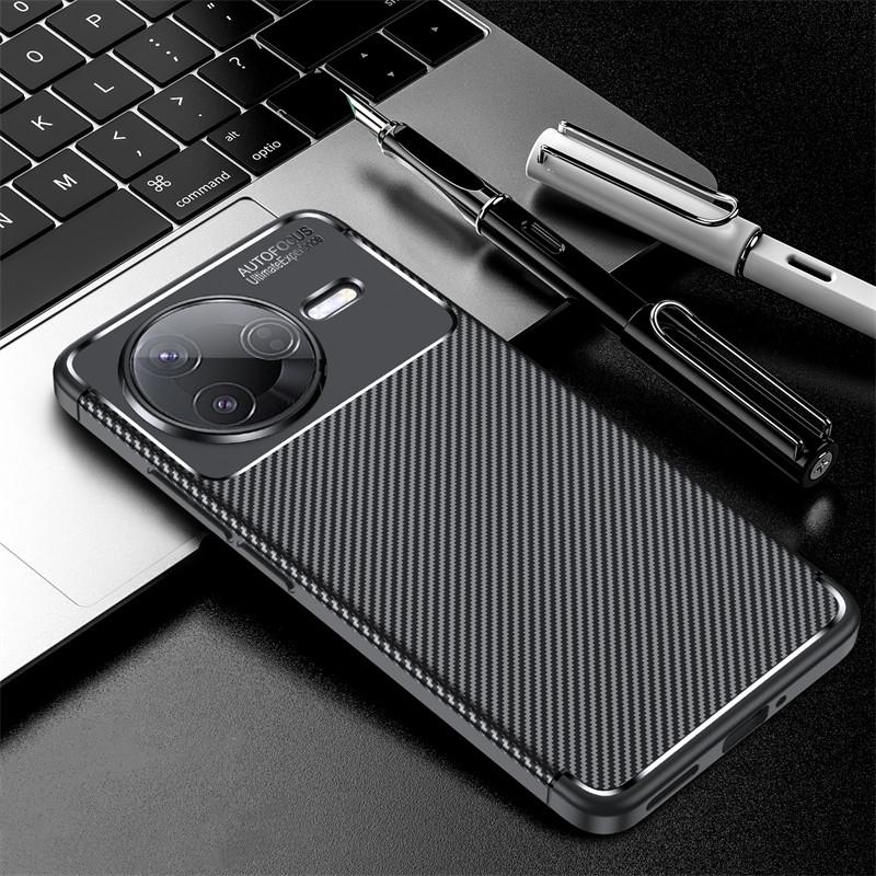 

Carbon Fiber Cover For Xiaomi Poco F7 Pro Case Soft Silicone Funda For Poco F7 Pro F7 Ultra Thin Phone Case For Poco F7 Pro Case Poco F7 Pro чёрный