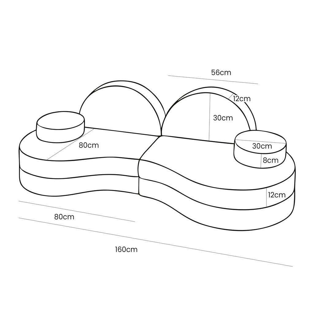 Coccolo Modular Children's Sofa- Bearly