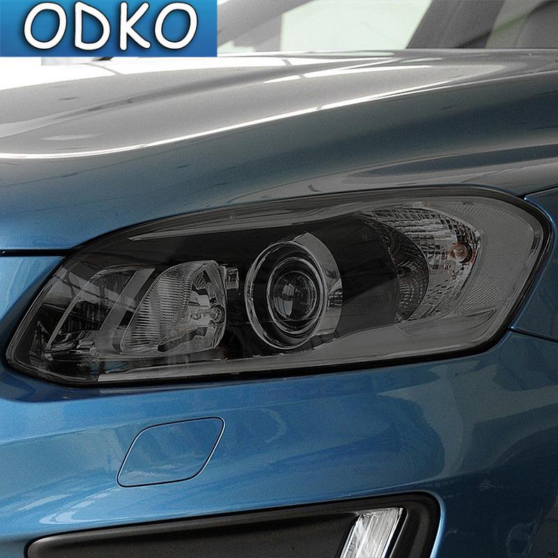 Rauchschwarzer TPU-Aufkleber Transparente Scheinwerfer-Schutzfolie Für Volvo XC40 XC60 XC90 S60 S90 V60 V90 2014- Zubehör