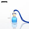 Transparent Refillable Car Air Freshener with Wooden Lid and Lanyard