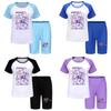 Kpop Demon Hunters Children Summer Sports Set With Cotton Tee And Shorts For Kids