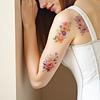9pcs Temporary Tattoo Colorful Hibiscus Tulips Sunflower For Male Thighs Adult