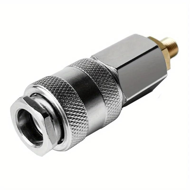 1Pc Car Tyre Wheel Inflatable Quick Connector Air Thread Nozzle Adapter Accessory Fast Conversion Head Clip Type Nozzle
