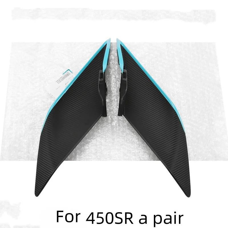 FOR CFMOTO 450SR 450SRS Moto Accessories Side Downforce Naked Spoilers Fixed Winglet Fairing Wings Deflectors Motorcycle Parts