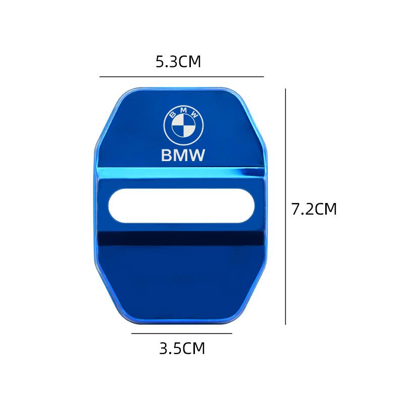 NEOW3 4PCS Car Door Lock Buckle cover protector Buckle case For BMW E90 E92 E93 F10 M5 E63 E64 POWER X1 X3 X5 X6 G20 G30 Accessories