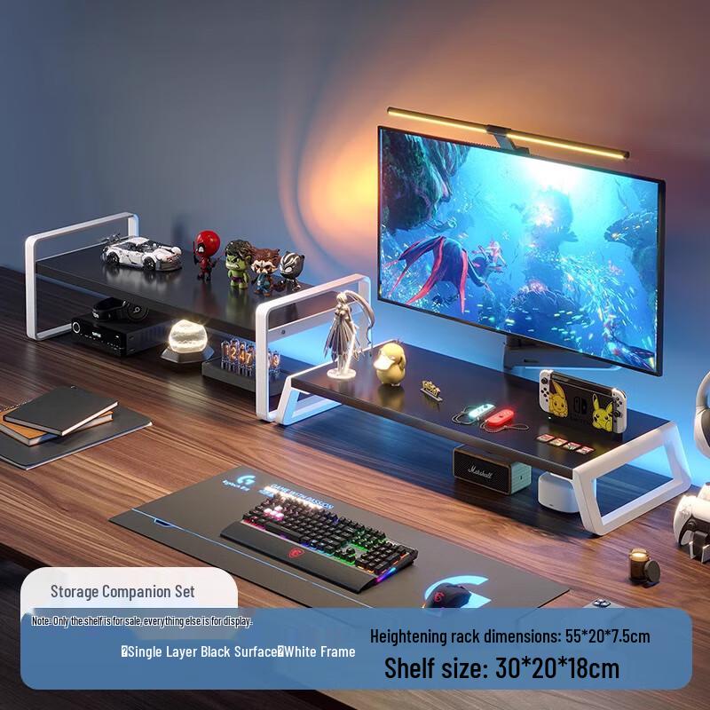 Ayoub Desktop Monitor Riser Stand with Storage