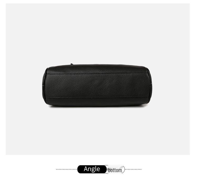 Top Layer Cowhide Women's 2025 Fashion Genuine Leather Large Capacity Crossbody Pillow Bag