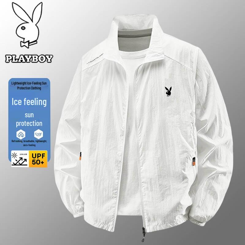 PLAYBOY Men s Hooded Sun Protection Jacket L
