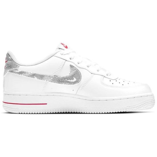 Nike Air Force 1 Low White University Red - DJ4625-100