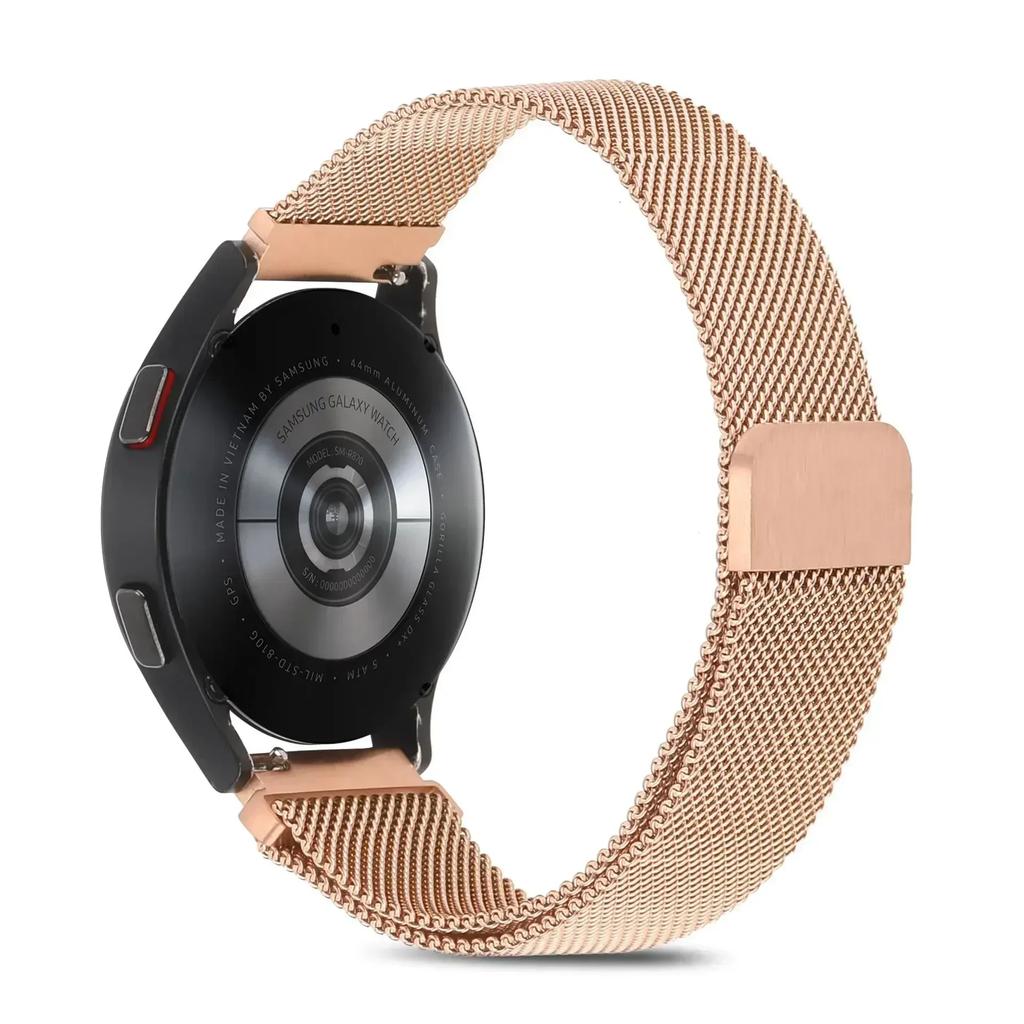 22MM Magnetic Milanese Loop For QCY GTS Smart Watch Band Metal Bracelet For QCY GTC/GTS Replacement Wristband Correa Accessories