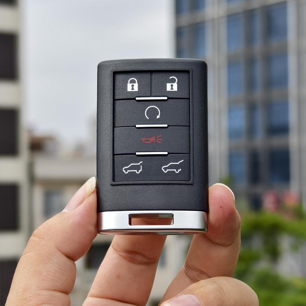 Cadillac 4/5-Button Smart Key Shell for ATS XTS SRX CTS Escalade (No Blade)