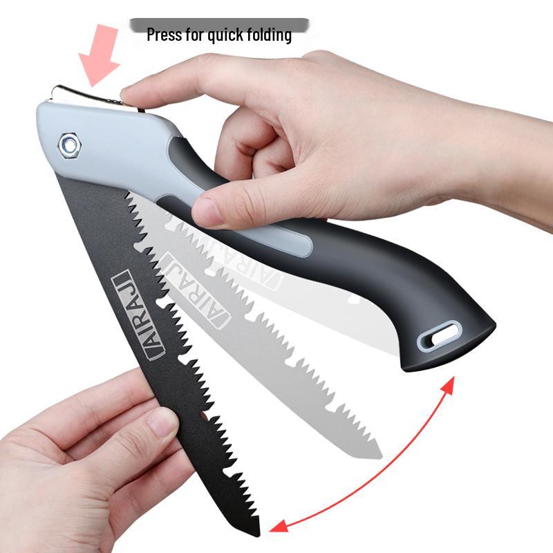 Folding Handheld Woodworking Saw for Quick Tree Cutting