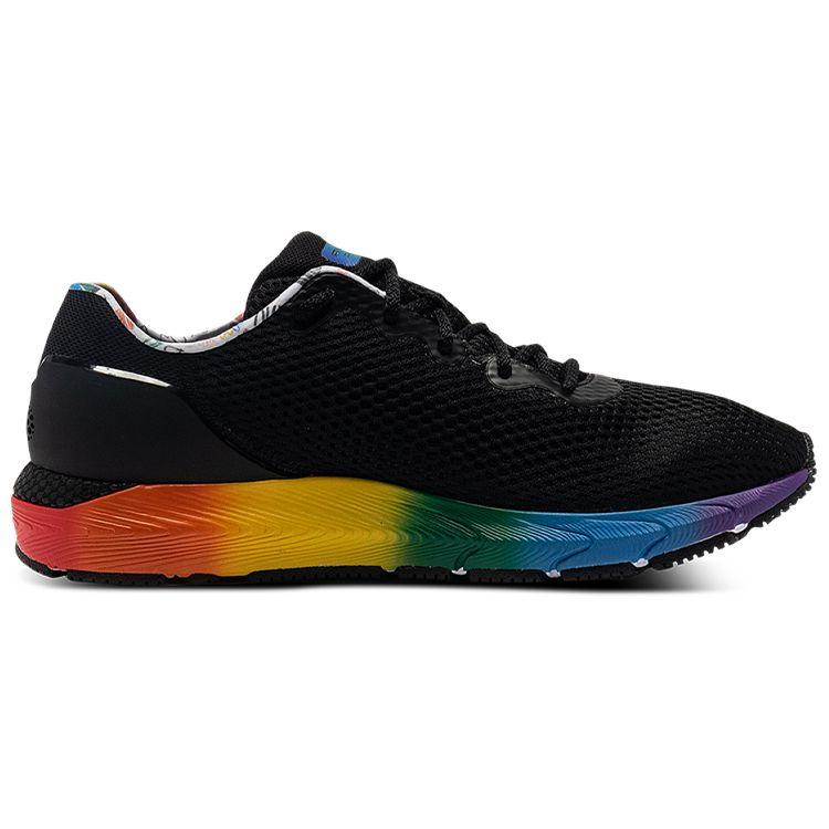 Under Armour HOVR Sonic 4 Pride CN Casual Comfortable Durable Breathable Low Top Training Running Shoes Men Sneaker Black 3025209-001