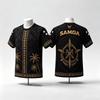 Summer Samoa Tribal Soccer T-shirt Soccer Print Football Jersey Men's Casual Tee Shirt Breathable Men Women Short Sleeves Top