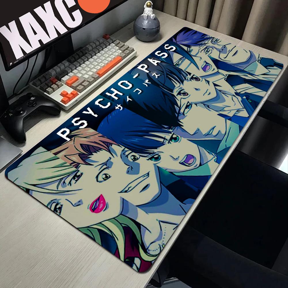 Anime Psycho Pass Floor Mat xcm XL Lockedge Office Computer Desk Mat Table Keyboard Big Mouse Pad Laptop Cushion Nonslip
