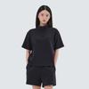 Silky Women's Half-Zip Short-Sleeve T-shirt Dark Navy (S25MWFZT05)