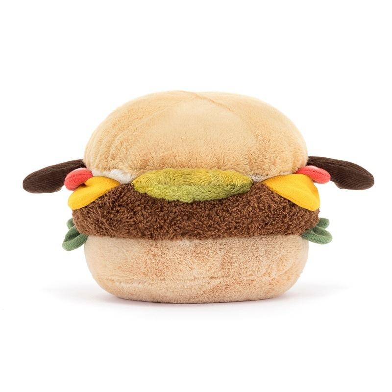 New Burger Plush Toy Doll Handheld Flower Doll Doll