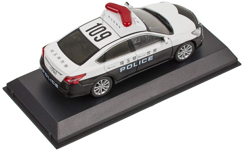 Kyosho RAI'S 1/43 Nissan Teana (L33) 2018 Saitama Prefectural Police Regional Police Department Motor Patrol Vehicle (109) Finished Product