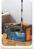 Enhanced Home Rotating Mop: No-Hand-Wash Automatic Bucket for Effortless Cleaning