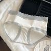 7A Antibacterial Japanese Sweet Cotton Mid-Waist Girls' Briefs - Soft, Breathable, and Comfortable.