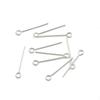 [15-50mm] 925 Sterling Silver Eye Head Pins Flat Head Pins T Shape Needles Ball Head Pins for Jewelry Making DIY 2pcs