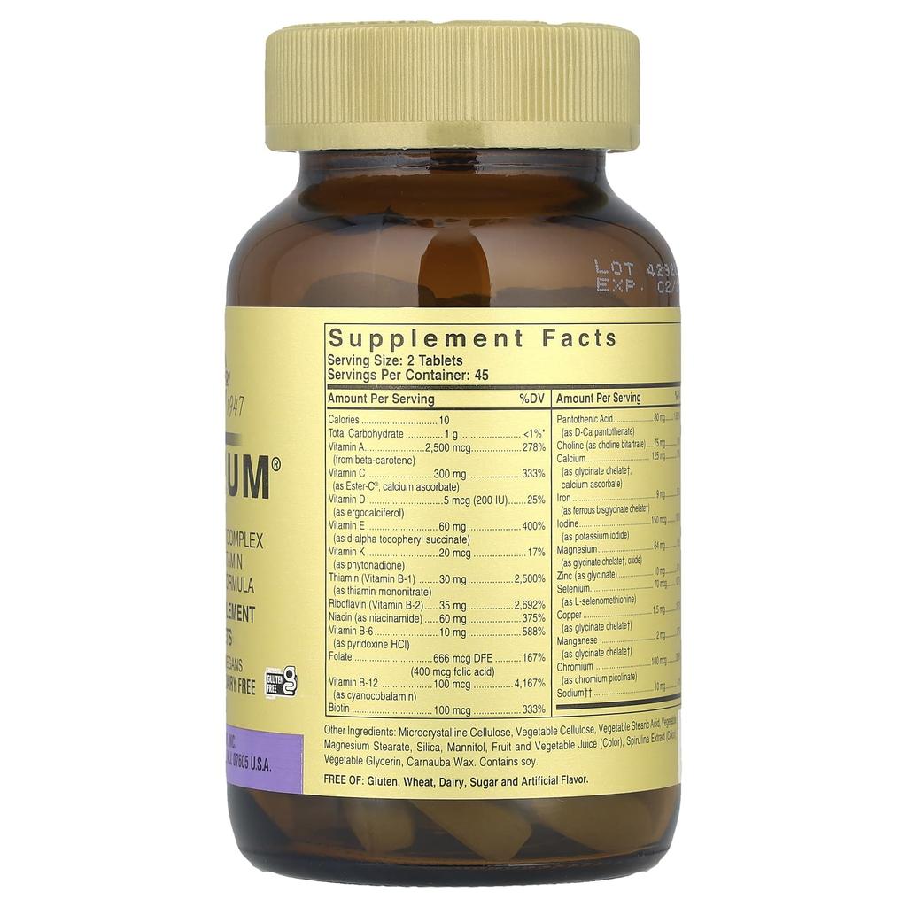 Omnium®, Kompleks Fitoskładników Formuła Multiwitaminowo-Mineralna, 90 Tabletek