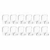12 Pieces AirPlant Holder with Pad Acrylic Planter for Office Walls, Openings