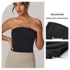 Cross-Border Strapless Quick-Dry Sports Bra with Chest Pads – Breathable Outdoor Yoga Wear