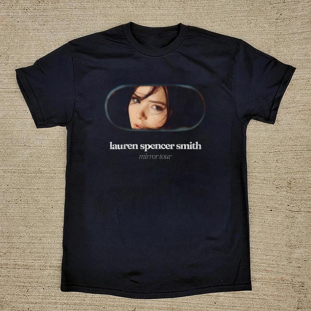 Lauren Spencer Smith Mirror Tour Black Cotton Shirt Full Size S5xl Cl160 S