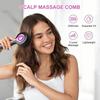 Peigne de Massage Électrique Grattant et Pétrissant pour la Tête Applicateur d'Huile Essentielle Brosse pour le Cuir Chevelu Massage pour la Croissance des Cheveux Anti Chute de Cheveux Détente de la Tête