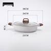 ZISIZ Non-stick Frying & Boiling Soup Pot with Steamer