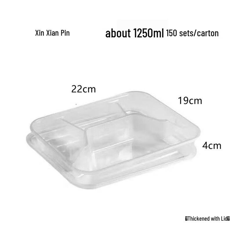 Einweg-Transparente Plastik-Lebensmittelbehälter mit Deckeln