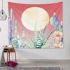Celestial Psychedelic Aesthetic Tapestry Boho Galaxy Moon Animal Wall Hanging Dorm Bedroom Living Room Wall Art Decor