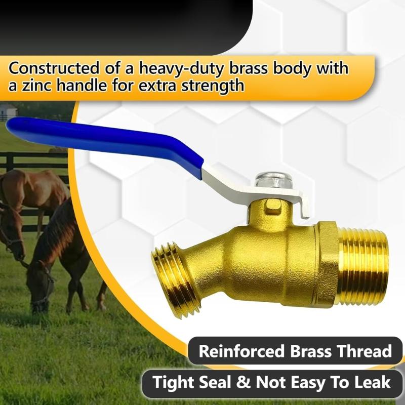 Corrosion Resistant Stock Tank Drain Plug Kit Outdoor Garden Faucet Valves Stock Tank Drain Plug Easy To Install