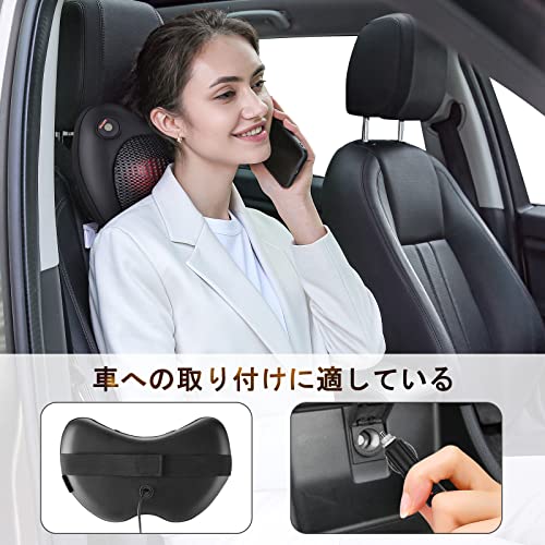 Neck Massager, Massage Pillow, Massage Cushion with Heater, Neck Massager for Neck, Shoulders, Waist, Back, Thighs, and Calves, Perfect Gift for Home