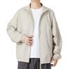 Adidas Solid Color Sports Casual Windbreaker Jacket Men Outerwear Khaki IP4953