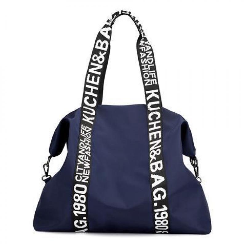 Moda inverno nova bolsa feminina leve ombro nylon grande capacidade mensageiro portátil viagem bolsa
