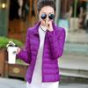 Brand Women Autumn Winter Clothes Basic Jacket Solid Slim Warm Thin Coat Casual Long Sleeve Zipper Cotton Parkas