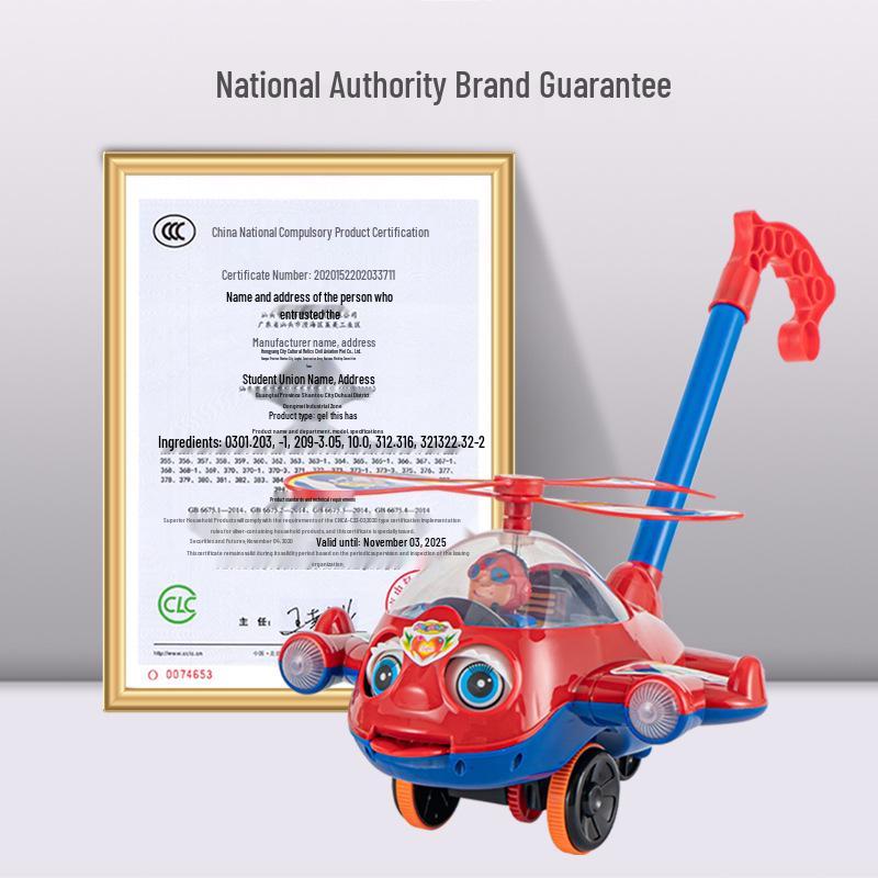 Charming Duck Push-Along Toy for Toddlers