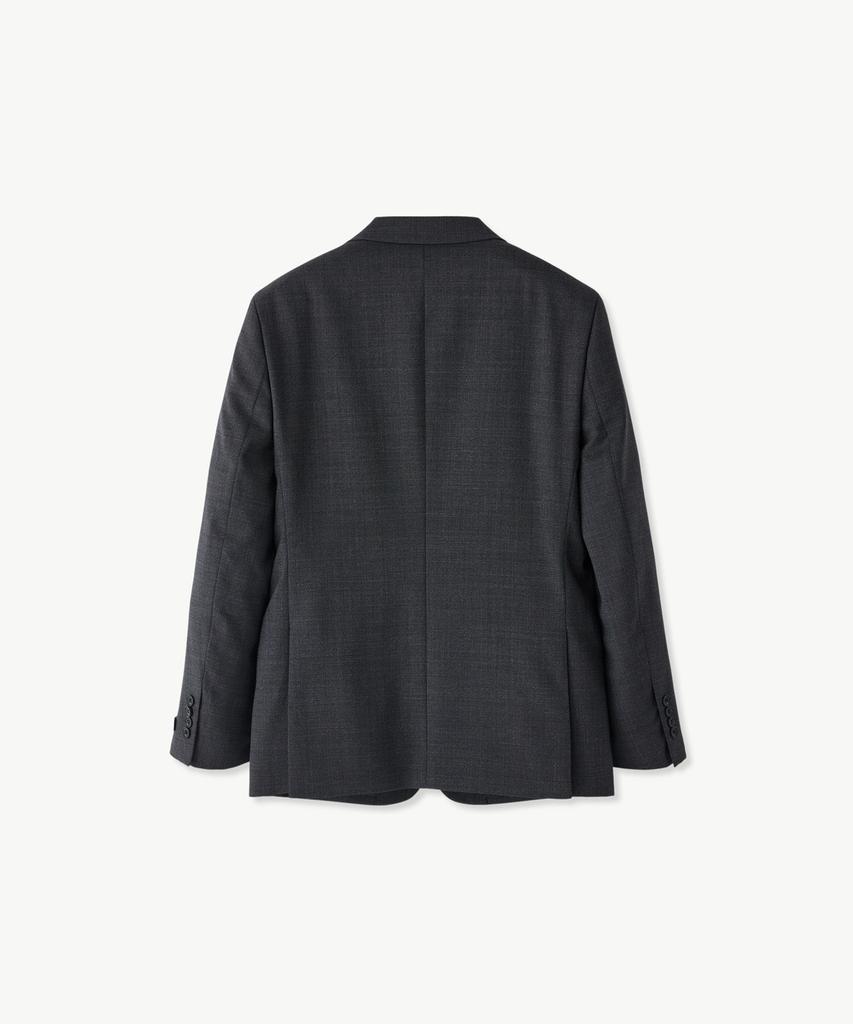 Stco Wool 50 Two-Tone Comfort Suit Jacket Grey (Classic Fit)_Ssjwa61Ccc