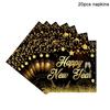 New Year 2024 Number Foil Balloons Happy New Year Eve Party Favors Supplies Garland Photo Props Christmas Decorations Navidad