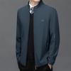 Men's Business Jacket Stand Up Collar Jacket Men's Loose Casual Jacket