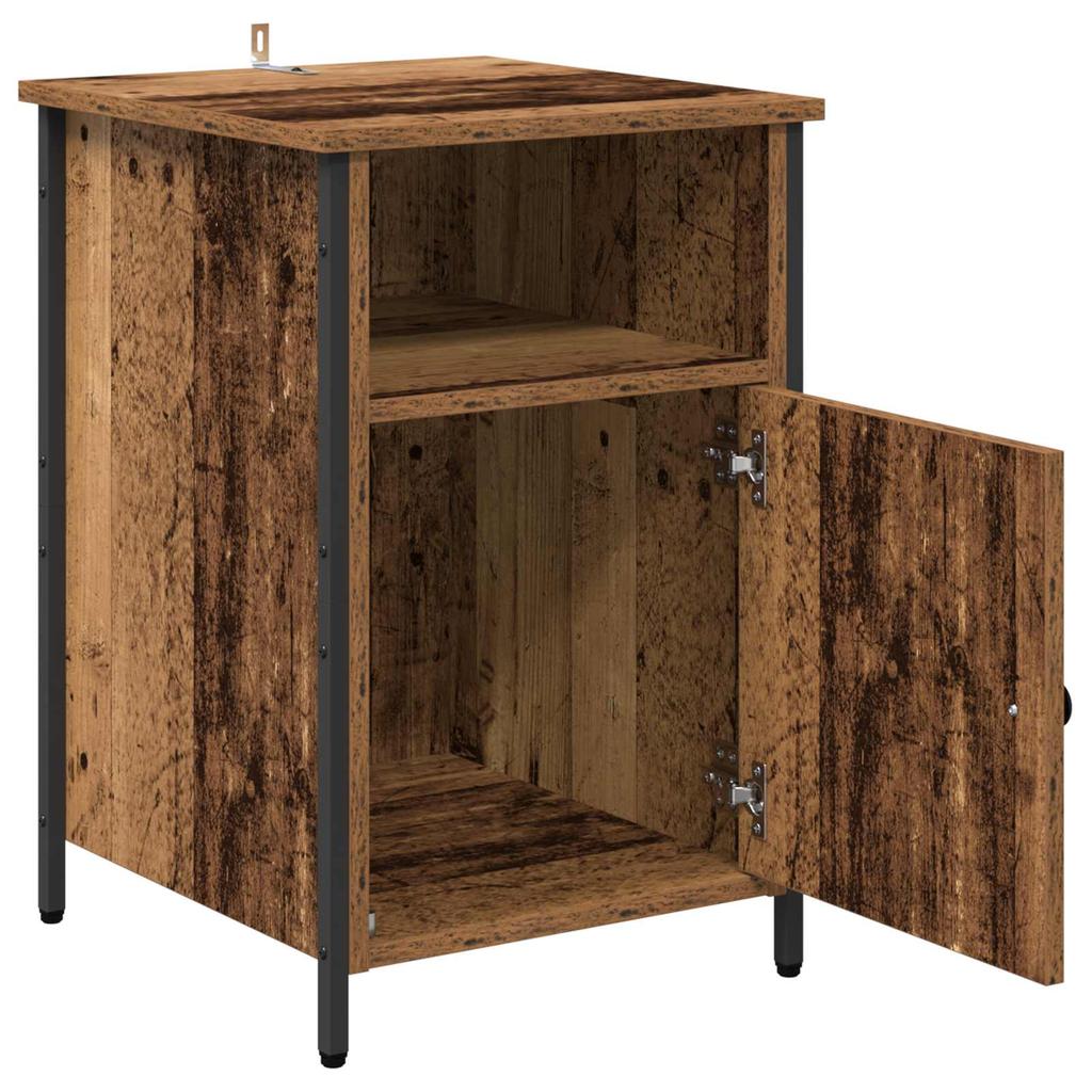 Nightstand Reclaimed Wood 40 x 42 x 60 cm Engineered Wood