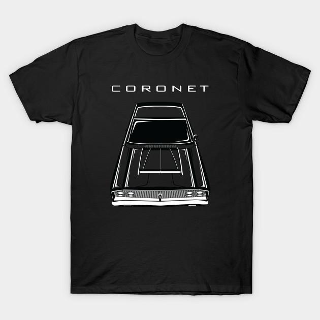 

Мужская черная футболка с принтом Dodge Coronet 1968 Печать на трансферной бумаге без вырезания Хлопковая футболка S чёрный
