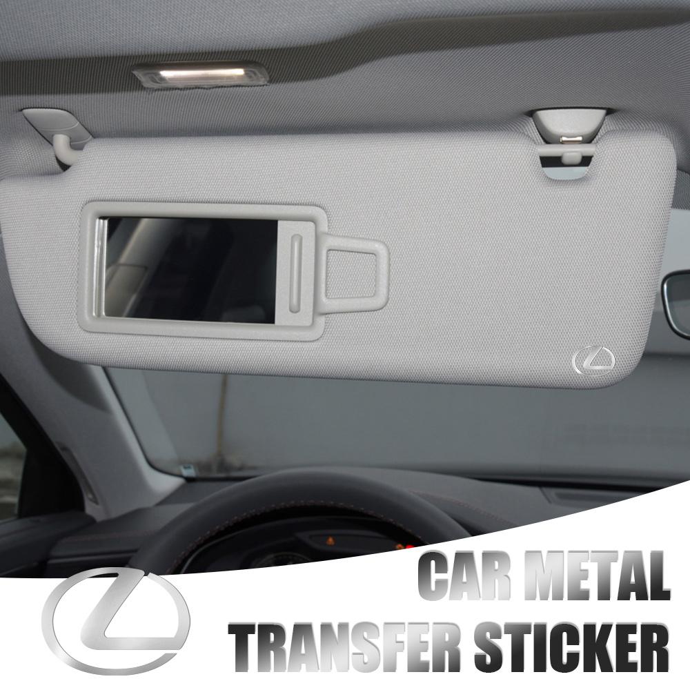 Car Accessories Metal Nickel Badge Interior Sticker Auto Decoration For Lexus IS IS250 IS250C IS300 IS300C IS350 IS350C RX GX LS