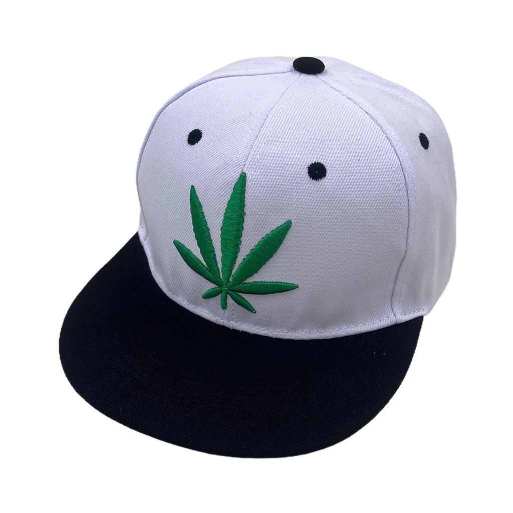 Baseball Cap For Men Women With Embroidered Maple Leaf Summer Outdoor Casual Adjustable Polyester Hat