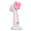 Electric Facial Cleansing Brush 3 Head Massage Facial Exfoliating Silicone Rechargeable Face