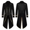 Long Steampunk Tailcoat Tuxedo Medieval Prince Victorian Gothic Coat  Halloween